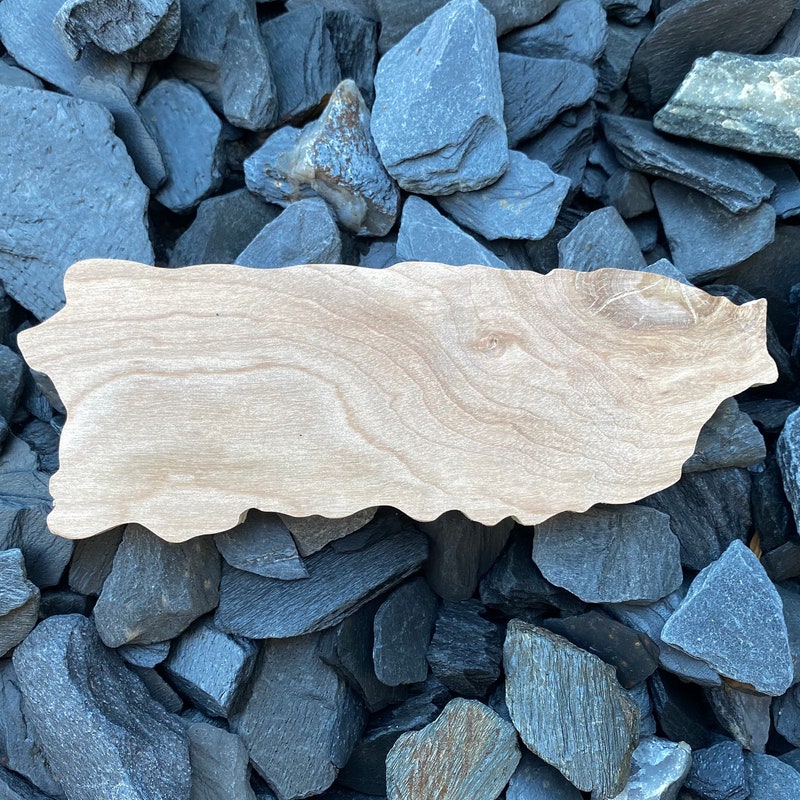 Birch Plywood Puerto Rico Island cut out / Craft and Decor (7" X 2.5")