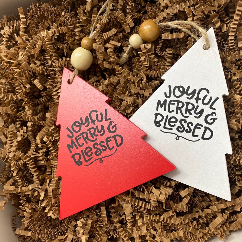 Christmas Tree Cutout: 4-Inch Craft Ornament Shape
